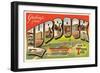 Greetings from Lubbock, Texas-null-Framed Art Print