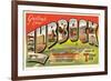 Greetings from Lubbock, Texas-null-Framed Art Print