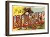 Greetings from Lynchburg, Virginia-null-Framed Art Print