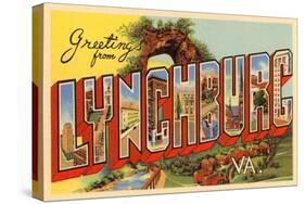 Greetings from Lynchburg, Virginia-null-Stretched Canvas