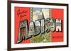 Greetings from Madison, Wisconsin-null-Framed Premium Giclee Print