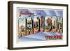Greetings from Madison, Wisconsin-null-Framed Art Print