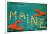 Greetings from Maine, Lobster-null-Framed Premium Giclee Print