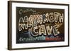 Greetings from Mammoth Cave, Kentucky-null-Framed Art Print