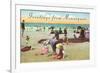 Greetings from Manasquan, New Jersey-null-Framed Premium Giclee Print