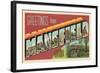 Greetings from Mansfield, Ohio-null-Framed Art Print