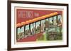 Greetings from Mansfield, Ohio-null-Framed Art Print