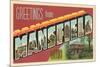 Greetings from Mansfield, Ohio-null-Mounted Art Print