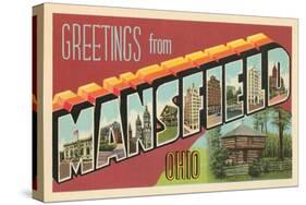 Greetings from Mansfield, Ohio-null-Stretched Canvas