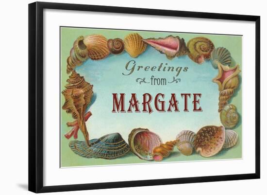 Greetings from Margate, New Jersey-null-Framed Art Print