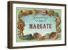 Greetings from Margate, New Jersey-null-Framed Art Print