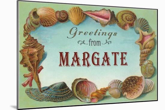 Greetings from Margate, New Jersey-null-Mounted Art Print