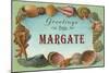 Greetings from Margate, New Jersey-null-Mounted Art Print