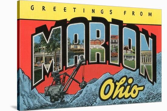 Greetings from Marion, Ohio-null-Stretched Canvas