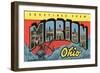 Greetings from Marion, Ohio-null-Framed Art Print