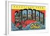 Greetings from Marion, Ohio-null-Framed Art Print