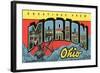 Greetings from Marion, Ohio-null-Framed Art Print