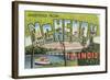 Greetings from Mchenry, Illinois-null-Framed Art Print