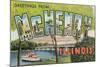 Greetings from Mchenry, Illinois-null-Mounted Art Print