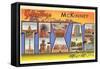Greetings from McKinney, Texas-null-Framed Stretched Canvas