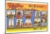 Greetings from McKinney, Texas-null-Mounted Art Print