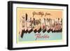 Greetings from Melbourne, Florida-null-Framed Art Print