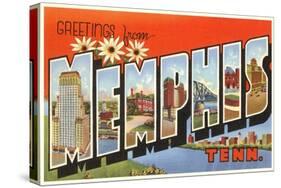 Greetings from Memphis, Tennessee-null-Stretched Canvas