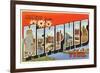 Greetings from Memphis, Tennessee-null-Framed Premium Giclee Print