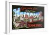 Greetings from Memphis, Tennessee-null-Framed Art Print