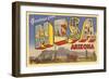 Greetings from Mesa, Arizona-null-Framed Art Print