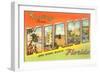 Greetings from Miami, Florida-null-Framed Art Print