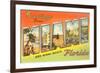 Greetings from Miami, Florida-null-Framed Art Print