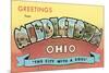 Greetings from Middletown, Ohio-null-Mounted Art Print