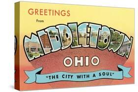 Greetings from Middletown, Ohio-null-Stretched Canvas