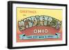 Greetings from Middletown, Ohio-null-Framed Art Print