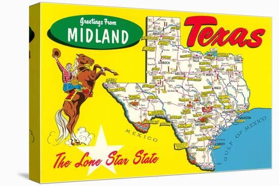 Greetings from Midland, Texas-null-Stretched Canvas