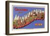 Greetings from Minneapolis, Minnesota-null-Framed Art Print