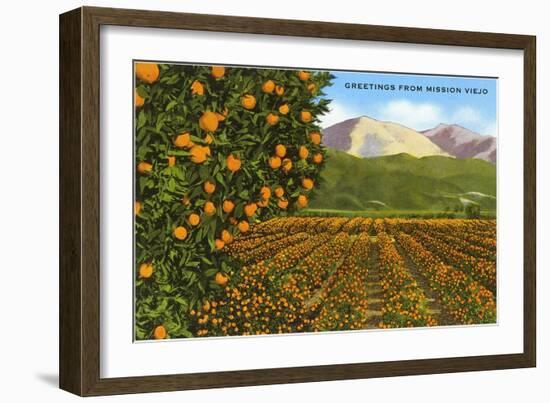 Greetings from Mission Viejo, California-null-Framed Art Print