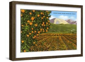 Greetings from Mission Viejo, California-null-Framed Art Print