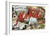 Greetings from Mobile, Alabama-null-Framed Art Print