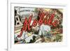 Greetings from Mobile, Alabama-null-Framed Premium Giclee Print