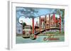 Greetings from Mobile, Alabama-null-Framed Art Print