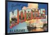 Greetings from Mobile, Alabama-null-Framed Art Print