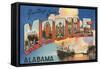 Greetings from Mobile, Alabama-null-Framed Stretched Canvas