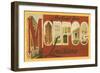 Greetings from Monroe, Louisiana-null-Framed Art Print