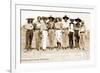 Greetings from Montana, Cowgirls-null-Framed Premium Giclee Print