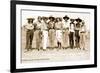Greetings from Montana, Cowgirls-null-Framed Premium Giclee Print