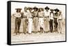 Greetings from Montana, Cowgirls-null-Framed Stretched Canvas