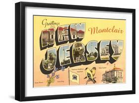 Greetings from Montclair-null-Framed Art Print