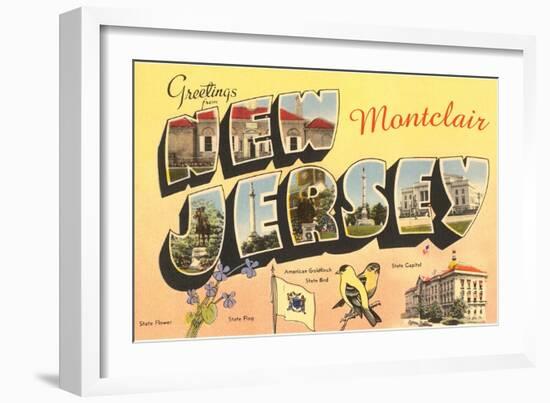 Greetings from Montclair-null-Framed Art Print